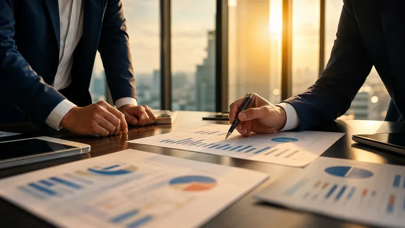 Advisors reviewing growth charts at a conference table, Kansas Small Business Help