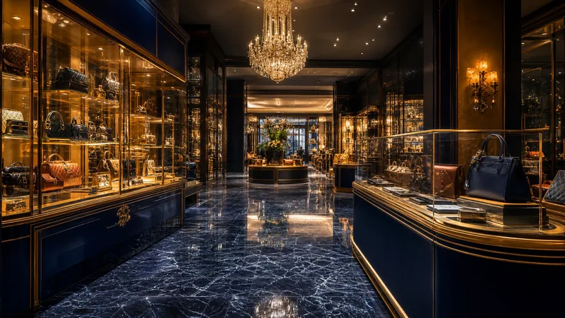 Licensed retail interior with glass display cases, How to Start a Liquor Store in Kansas