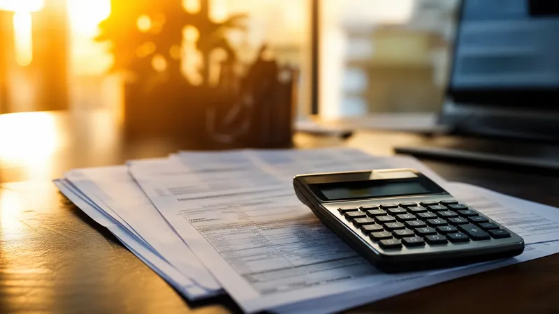 Tax forms and a calculator on a desk, Kansas LLC vs S Corp
